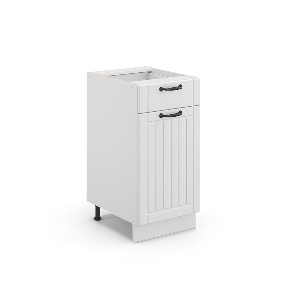 Vicco Schubunterschrank 40 cm FAME Line Küchenschrank Küchenzeile Landhaus Weiß
