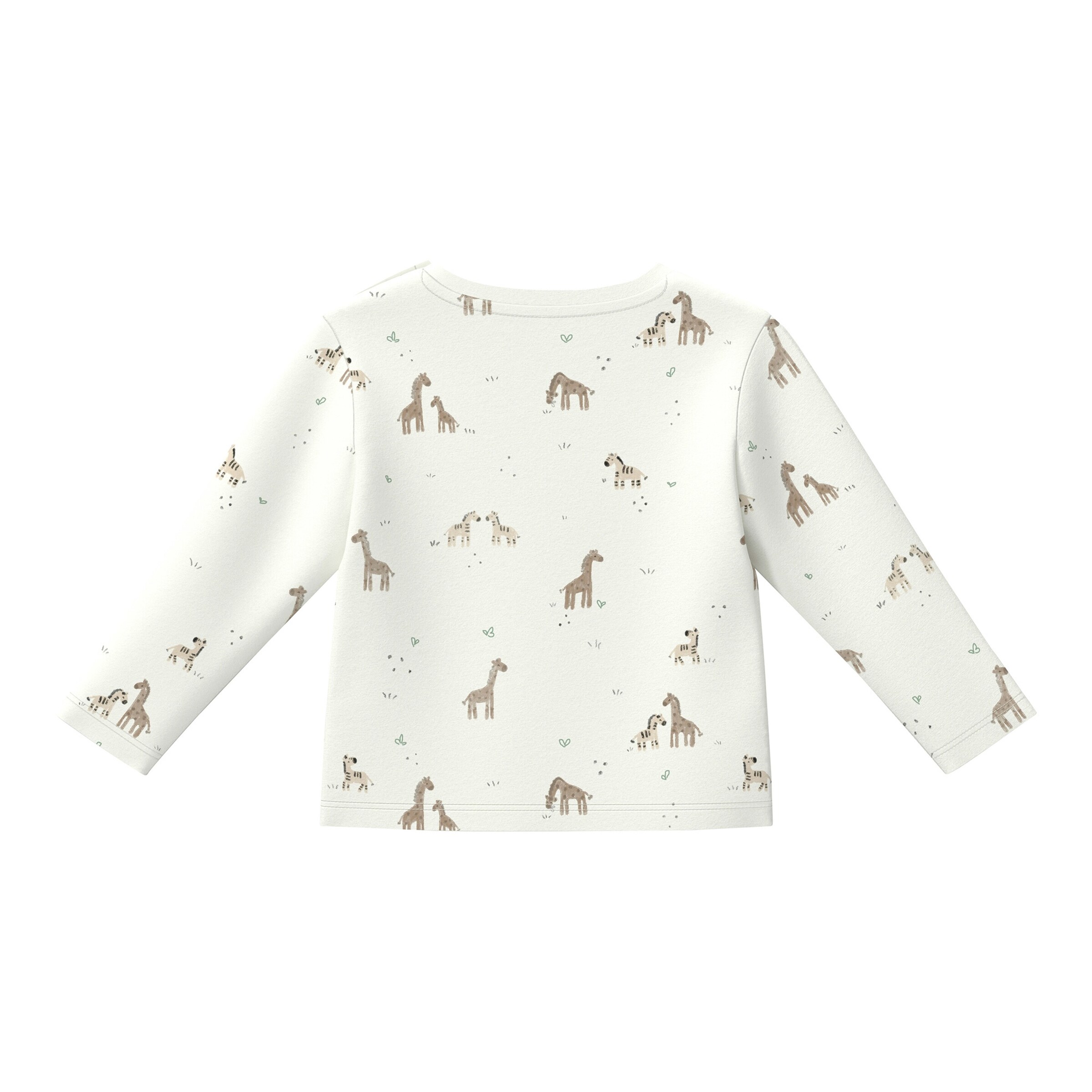 s.Oliver Shirt langarm Giraffen Zebras natur/bunt