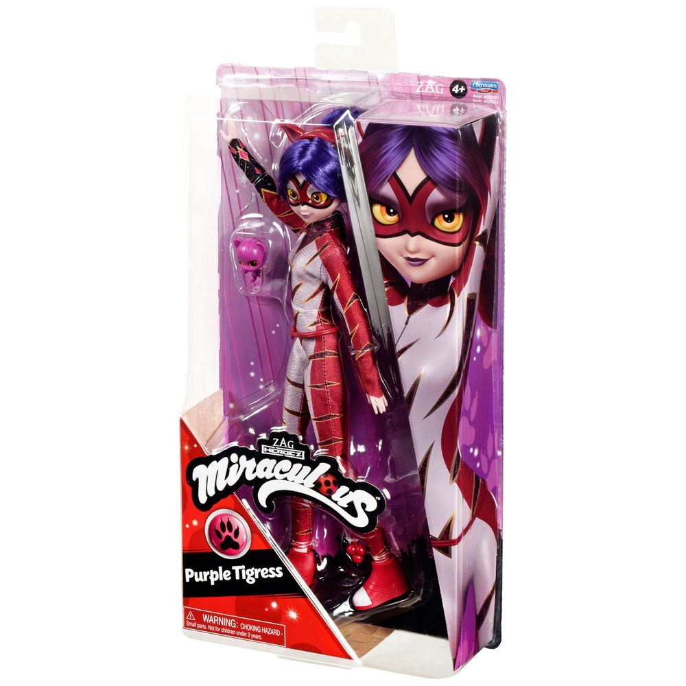 Miraculous Ladybug 26cm Lila Tigerin Modepuppe