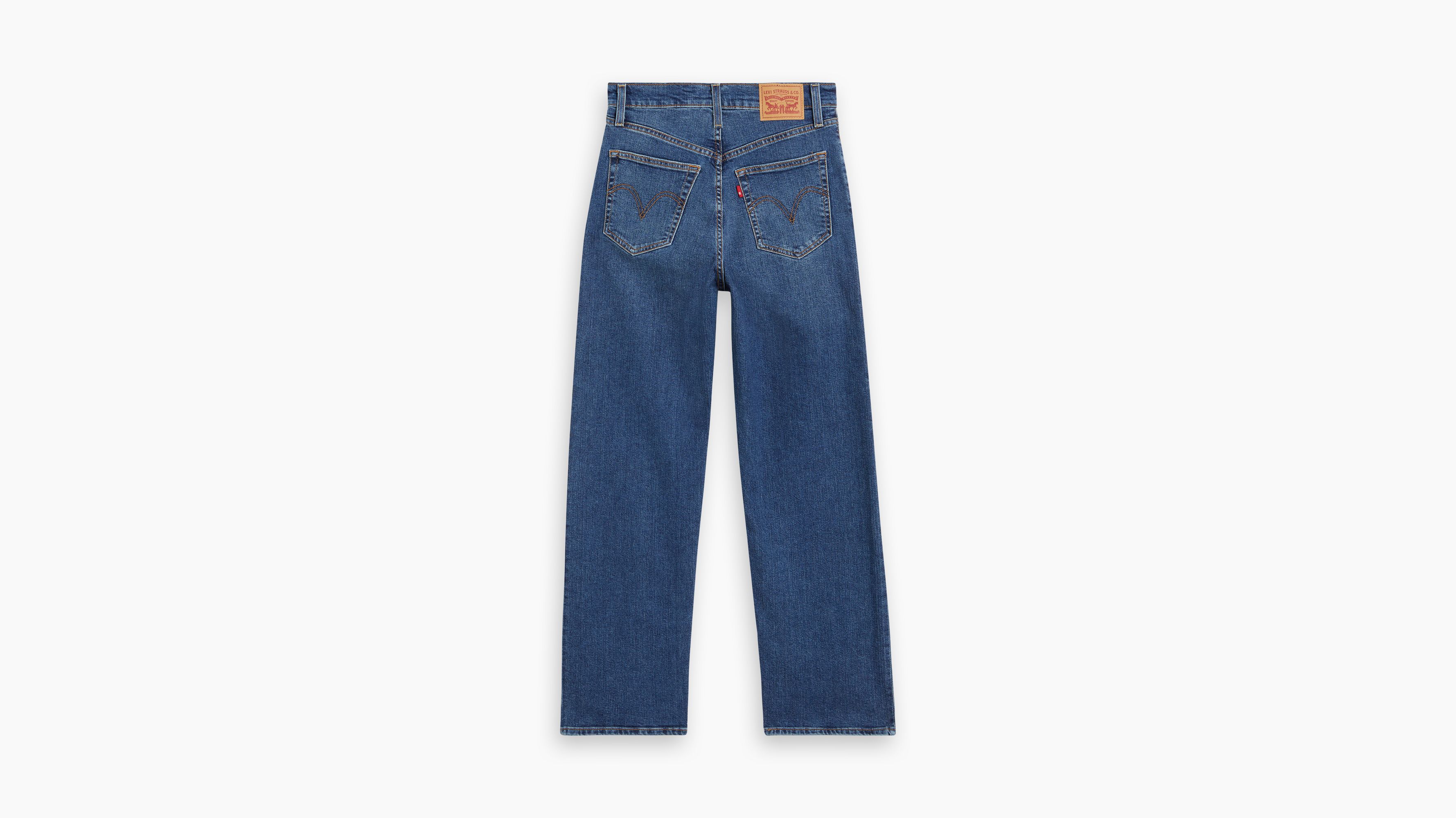 Jean Ribcage droit cheville - Dial Up The Music - Bleu
