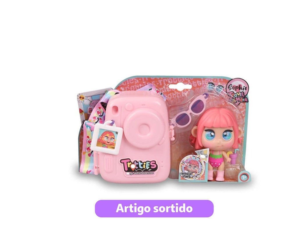 CAMERA DE VIAGEM TROTTIES MINI MODELOS SORTIDOS