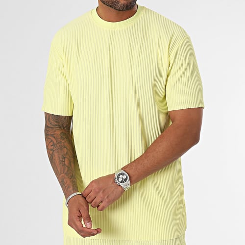 Ensemble Tee Shirt Et Pantalon Jogging Jaune