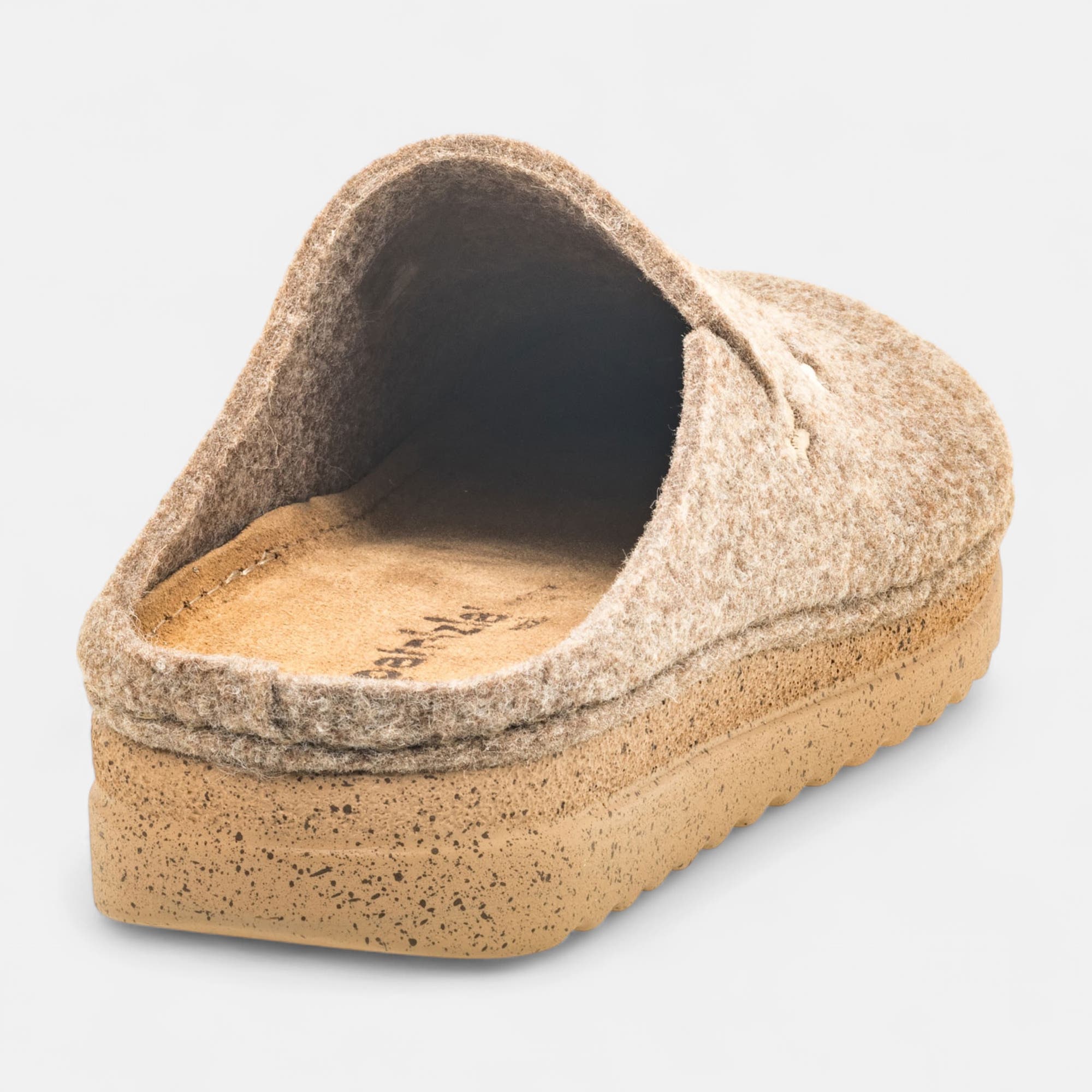 Pantoufles mules Femme taupe