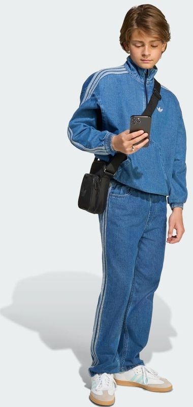ADIDAS ORIGINALS - Tussenjas - Blauw gemêleerd - Denim