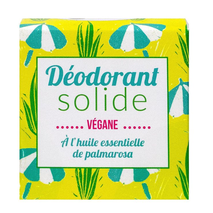 Déodorant solide à l'huile essentielle de palmarosa 30g