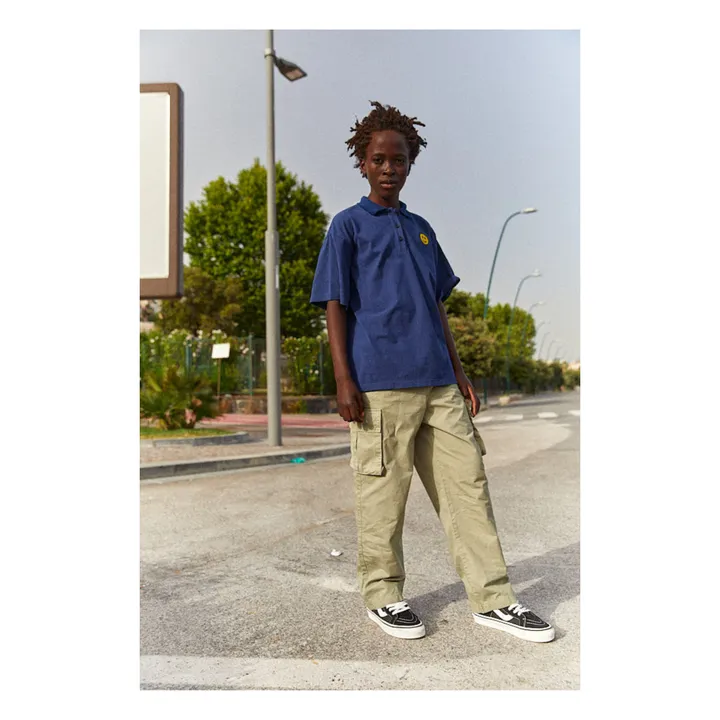 Hundred Pieces Pantalon Cargo Taille Élastiquée | Vert kaki clair