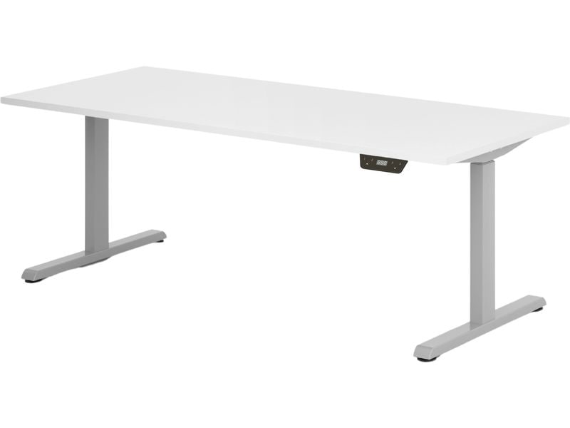 Actiforce Stehtisch Steelforce Eco 1050 Silber / Weiss Höhenverstellbarer Schreibtisch