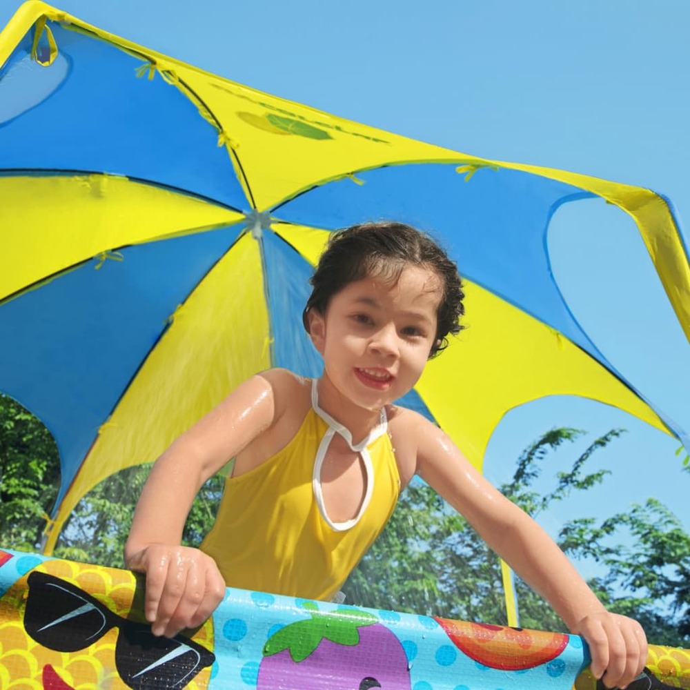 Piscine hors sol pour enfants pro uv careful acier 244x51 cm