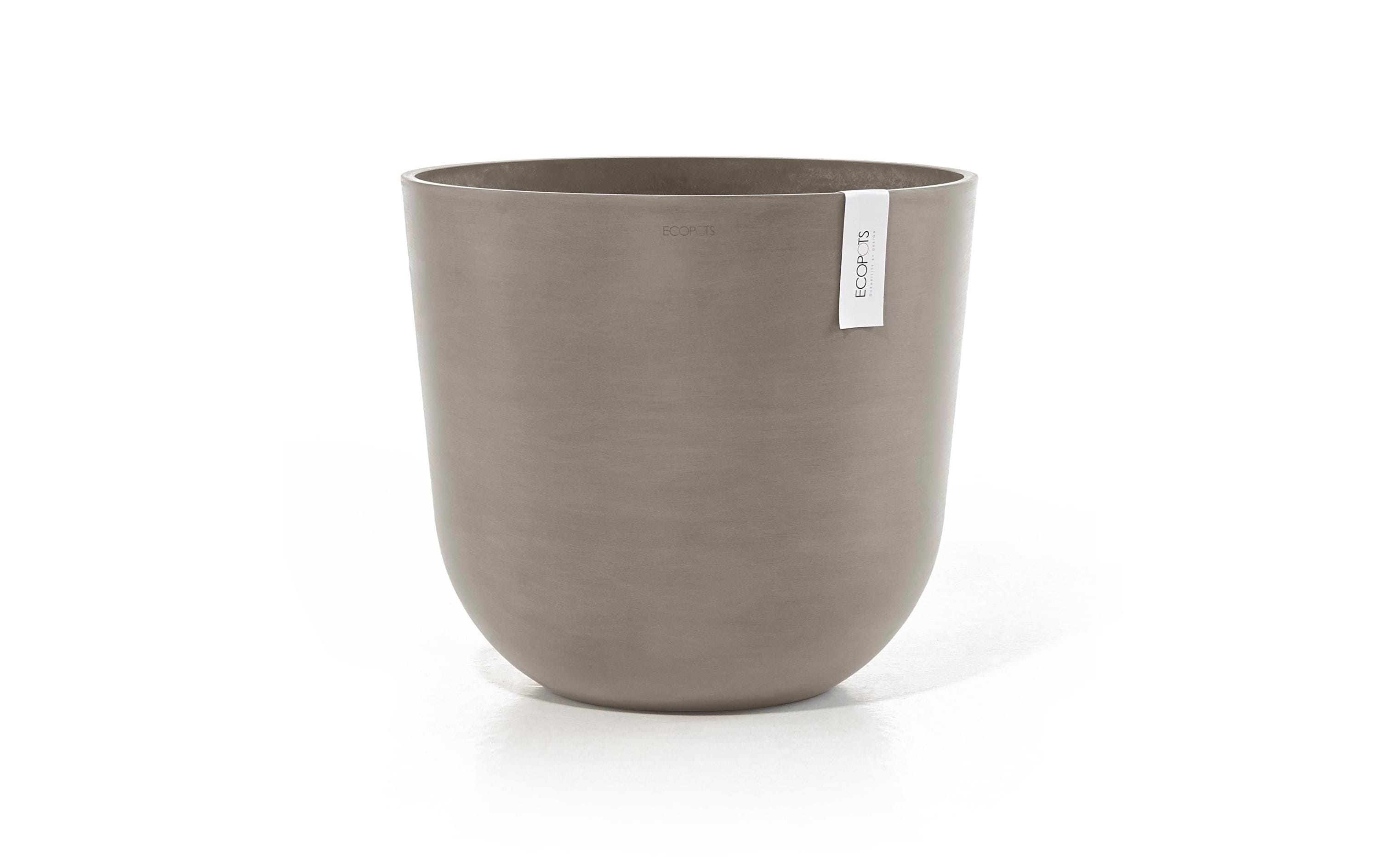 Pflanzentopf Oslo 45, French TaupeRobuster und langlebiger Blumentopf