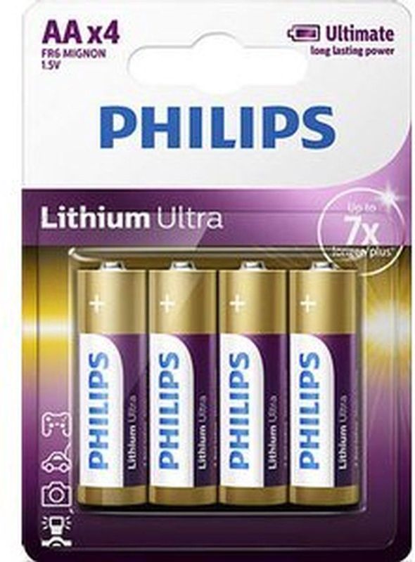 Philips AA Lithium Ultra Batterijen