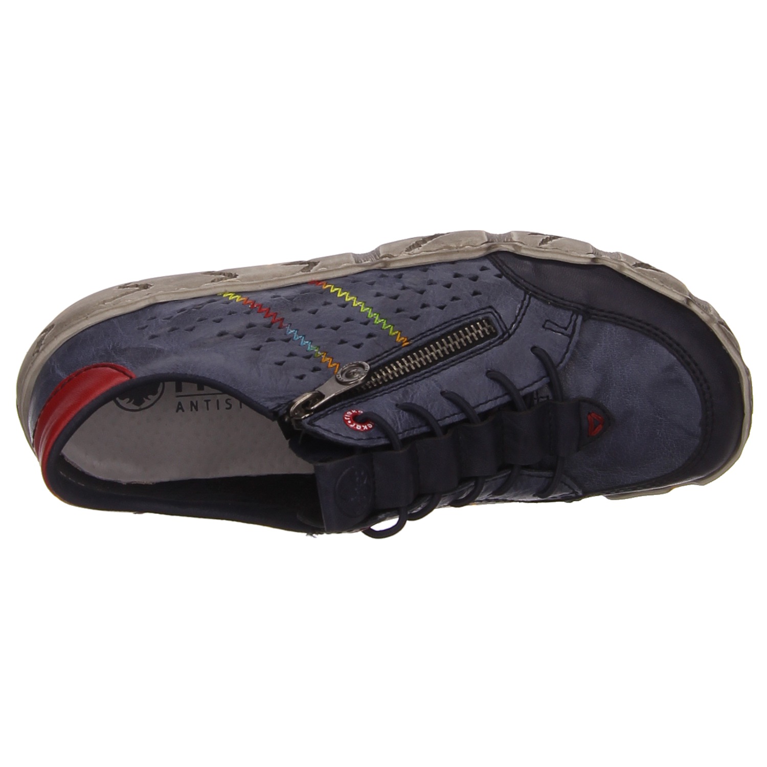 Rieker Schnürschuhe blau blau
