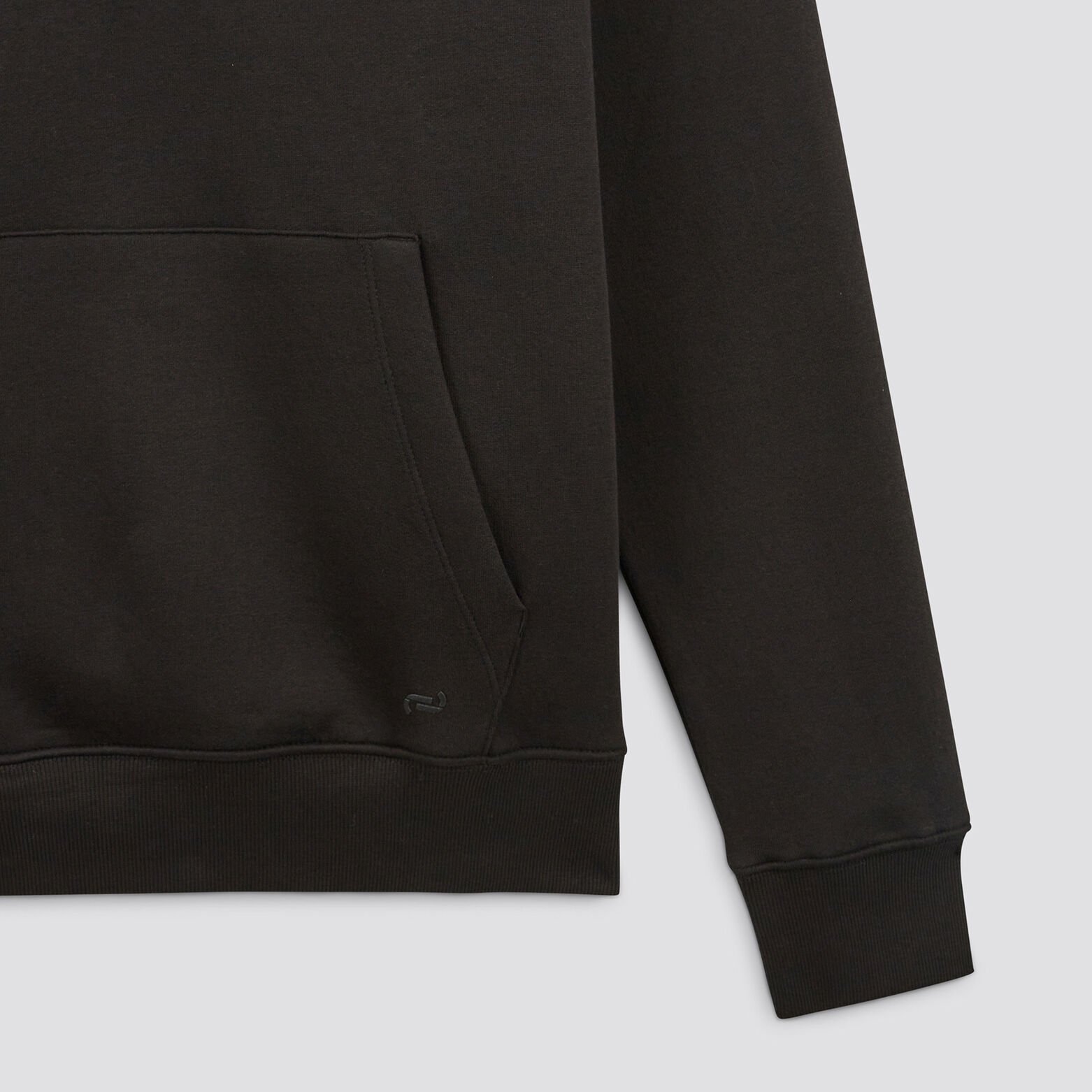 Sweat à capuche essentiel Noir