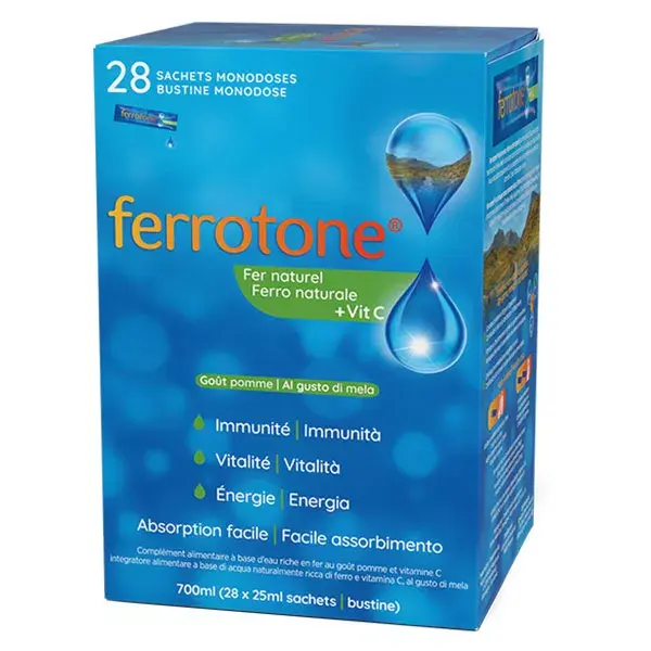 FERROTONE® Pomme - 28 sachets monodoses