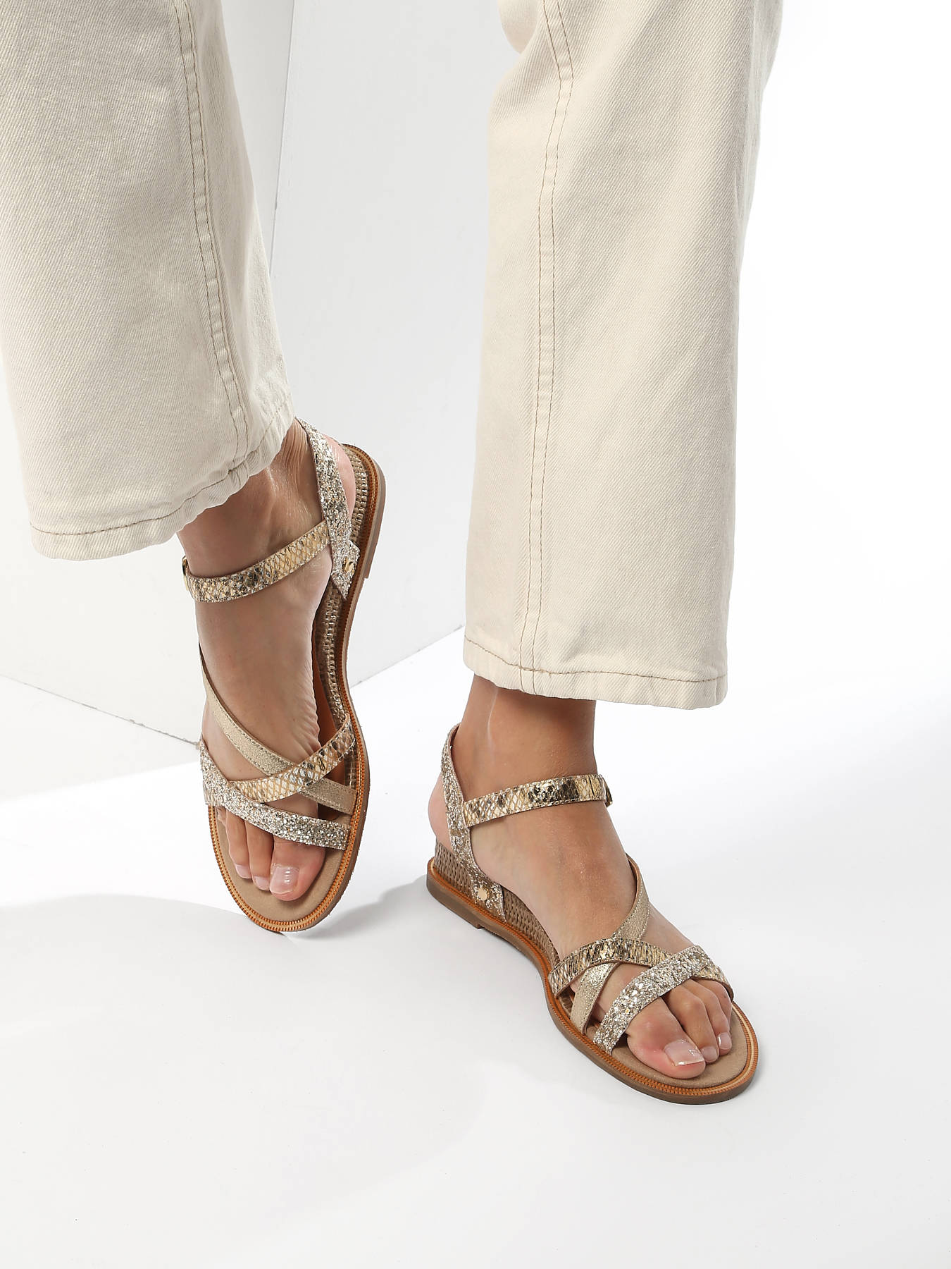 Sandales Olim en cuir MAM'ZELLE