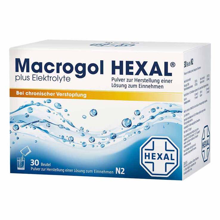 Macrogol HEXAL plus Elektrolyte Pulver, 30 St