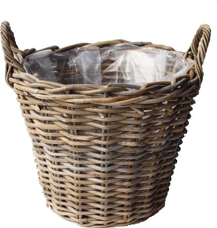 Van der Leeden aardappelmand D 39 x H 30 cm antiek grijs