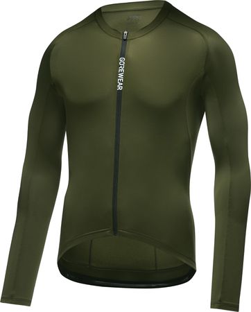 SPINSHIFT Herren-Langarmtrikot  utility green  S
