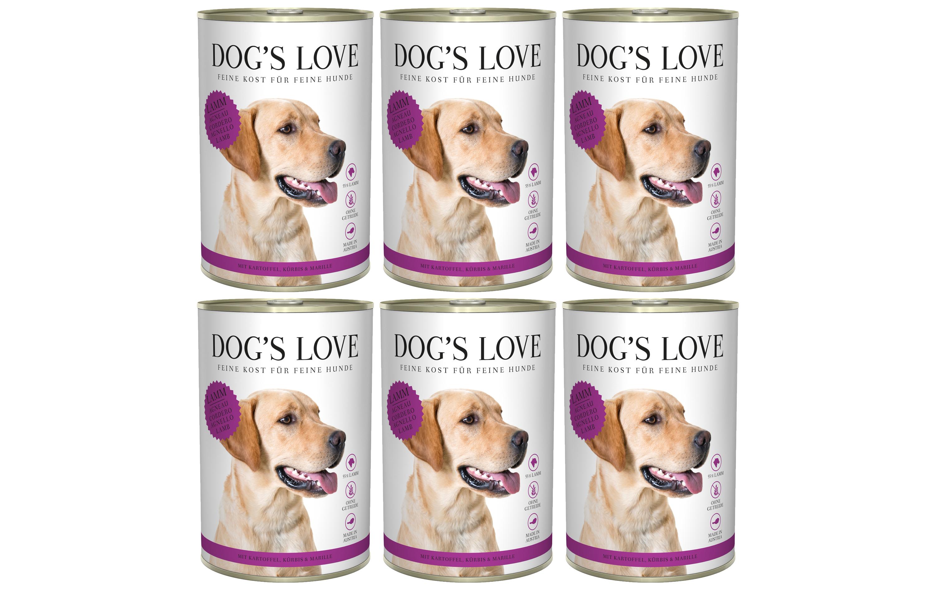 Nassfutter Adult Lamm, 6 x 400 gAlleinfuttermittel für ausgewachsene Hunde