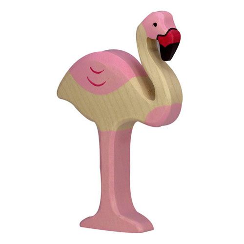Holztiger flamingo 12 cm