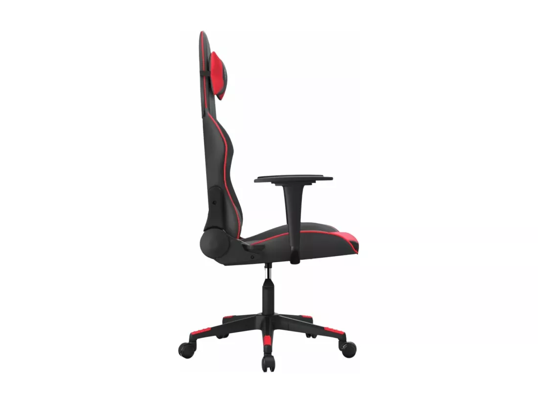 Chaise de jeu Noir et rouge Similicuir