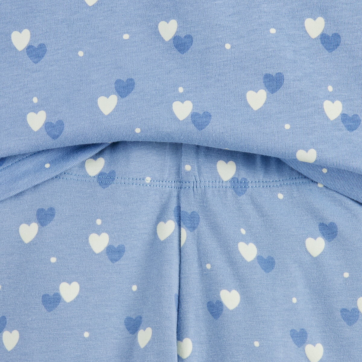 COLEÇÃO LA REDOUTE<br>Pijama de algodão com estampa de coração