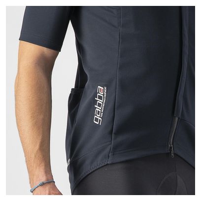 Maillot Manches Courtes Gabba Castelli RoS 2 noir/noir reflex