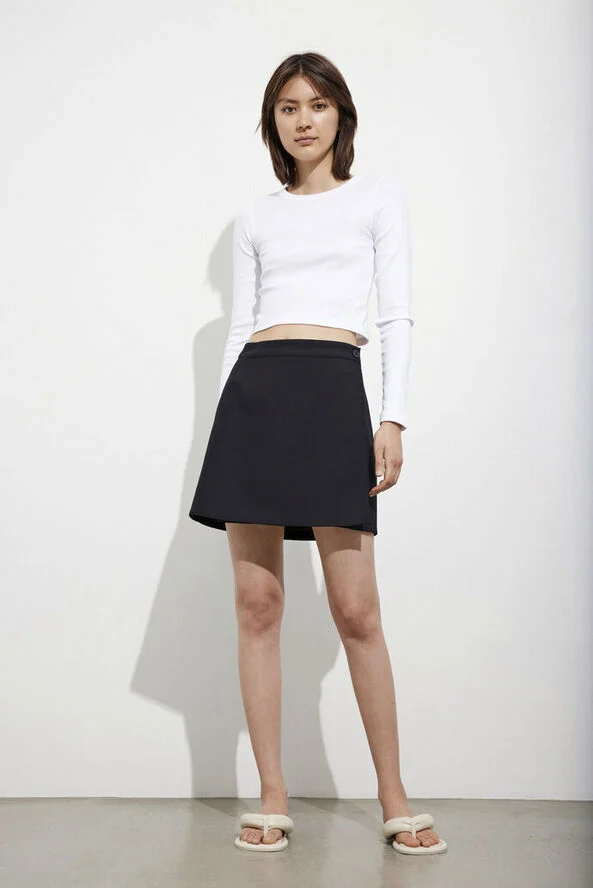 Envii ENATWOOD SKIRT 6797 Black