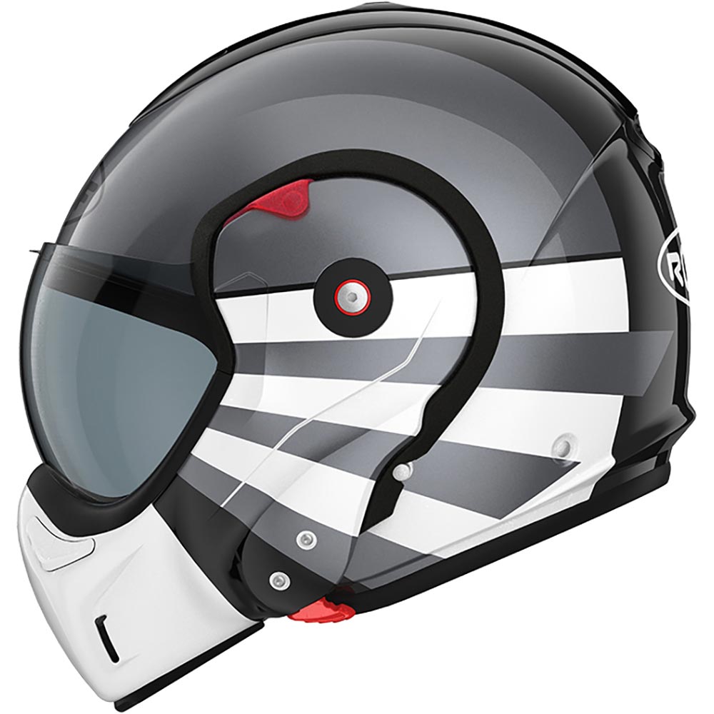 Roof - Casque Boxxer 2 Sunrise Noir / Gris / Blanc