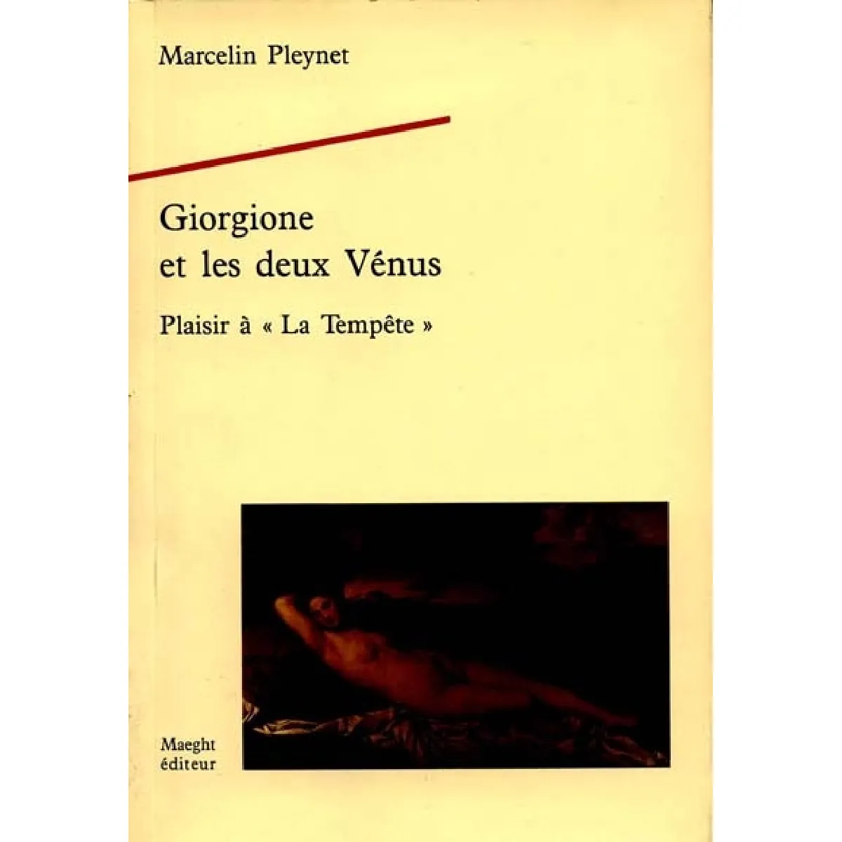 Giorgione et les deux Vénus : plaisir à La Tempête · Occasion