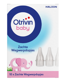 Baby Wegwerpdopjes bij Otrivin Baby Aspirator neusjesreiniger 10ST