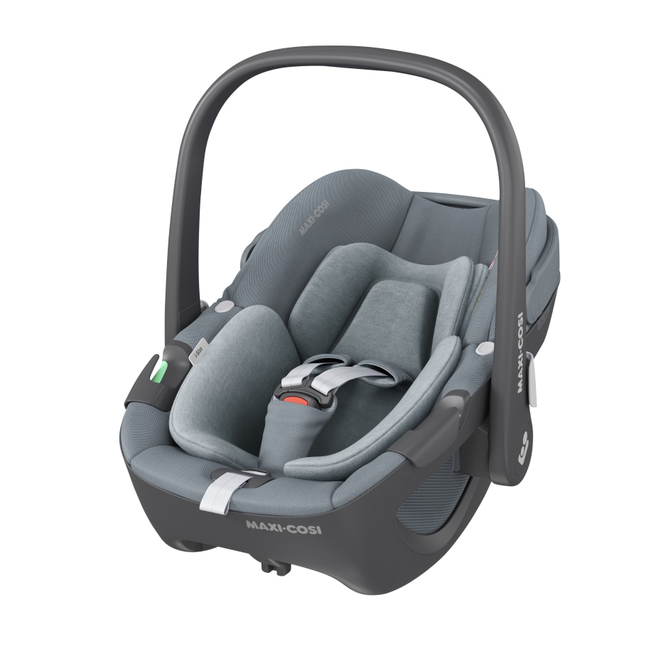 Pebble 360 0 - 15 M  40 - 83 cm  0 - 13 kg    Intuitive FlexiSpin-Drehung mit nur einer Hand |    Komfortable ClimaFlow-Temperaturregulierung |    Easy-in Gurtsystem |    G-CELL-Seitenaufpralltechnologie |