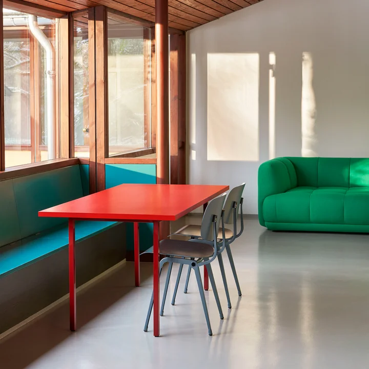 HAY - Two-Colour Esstisch, 240 x 90 cm, mint / elfenbein