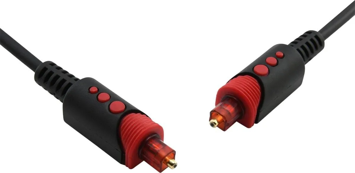 Oehlbach Red Opto Star (8 m) Câbles numériques optiques