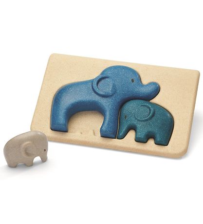 PlanToys Elephant Puzzlespiel - Natur/Blau