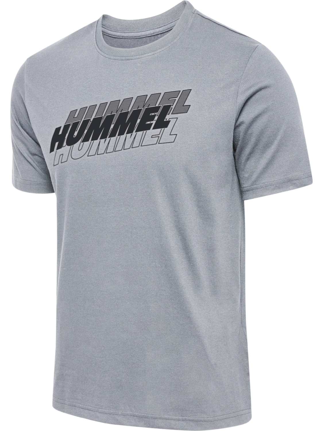 hmlGRAPHIC TRIPLE LOGO COTTON TEE