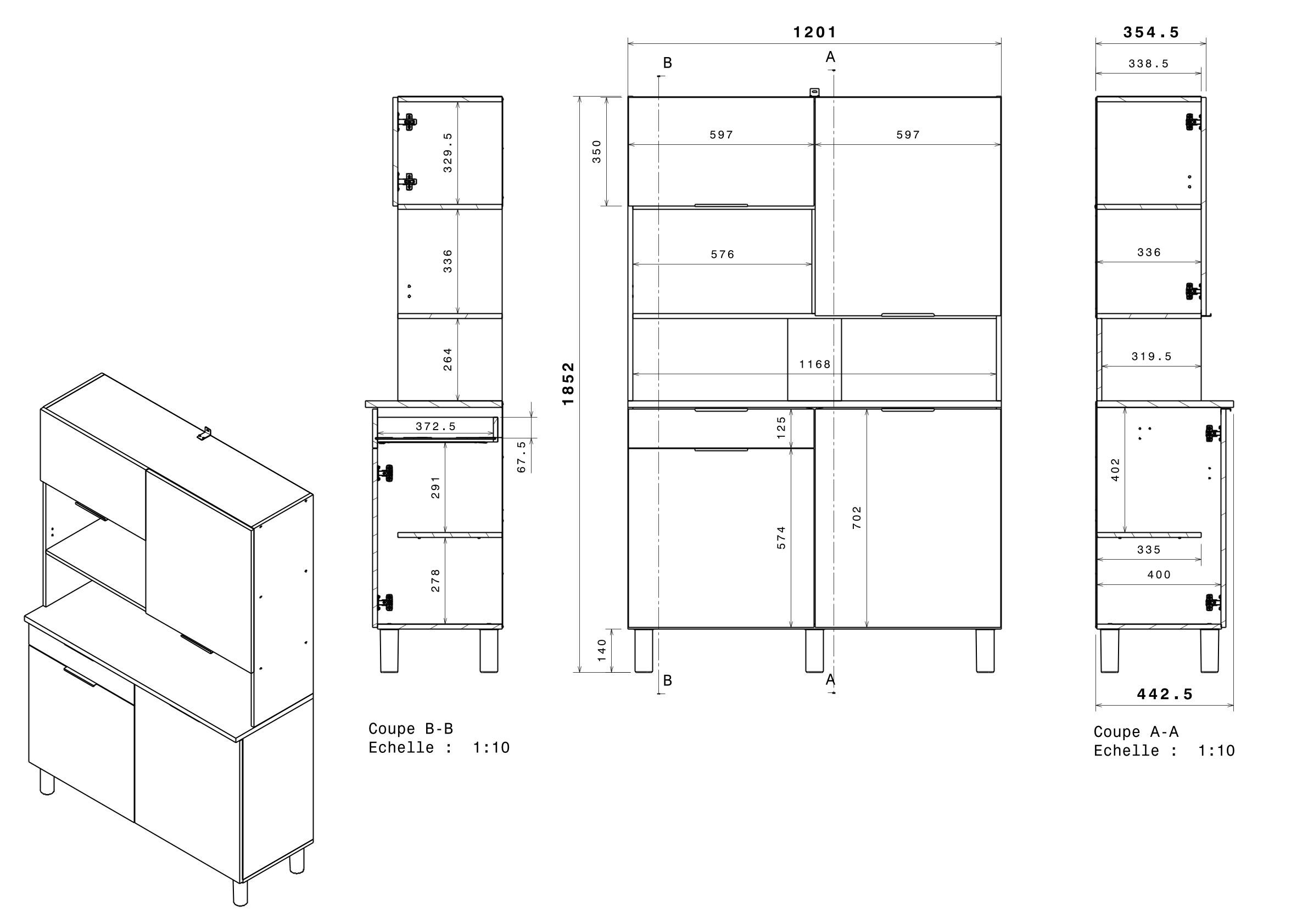 Parisot Buffet Set 