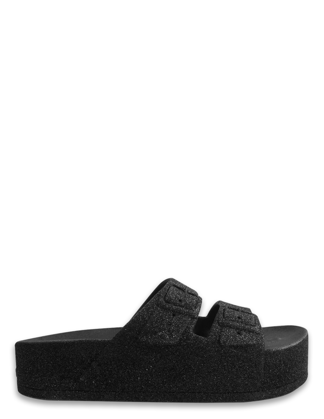 cacatoes Claquettes Compensées Femme Caipirinha Glitter Women Noir
