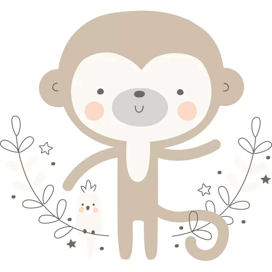 Liliput Langarmshirt Affe gelb
