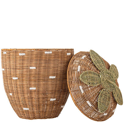 Bloomingville Korb m. Deckel – Pelino – Braun