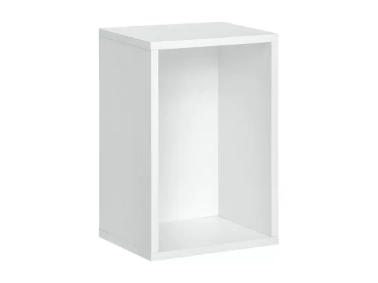 Meuble d'entrée TORTH 1 – Ensemble complet – Coloris chêne et blanc – Design moderne et pratique