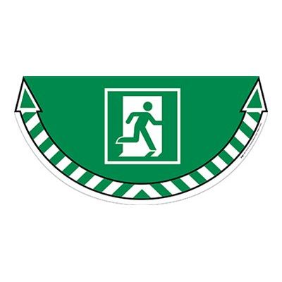 CEP Take Care - Sticker de signalisation : sortie de secours - vert