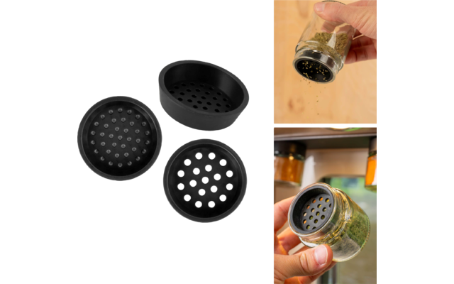 Silwy Streueinsätze MIX für Feinkost-Magnetgläser