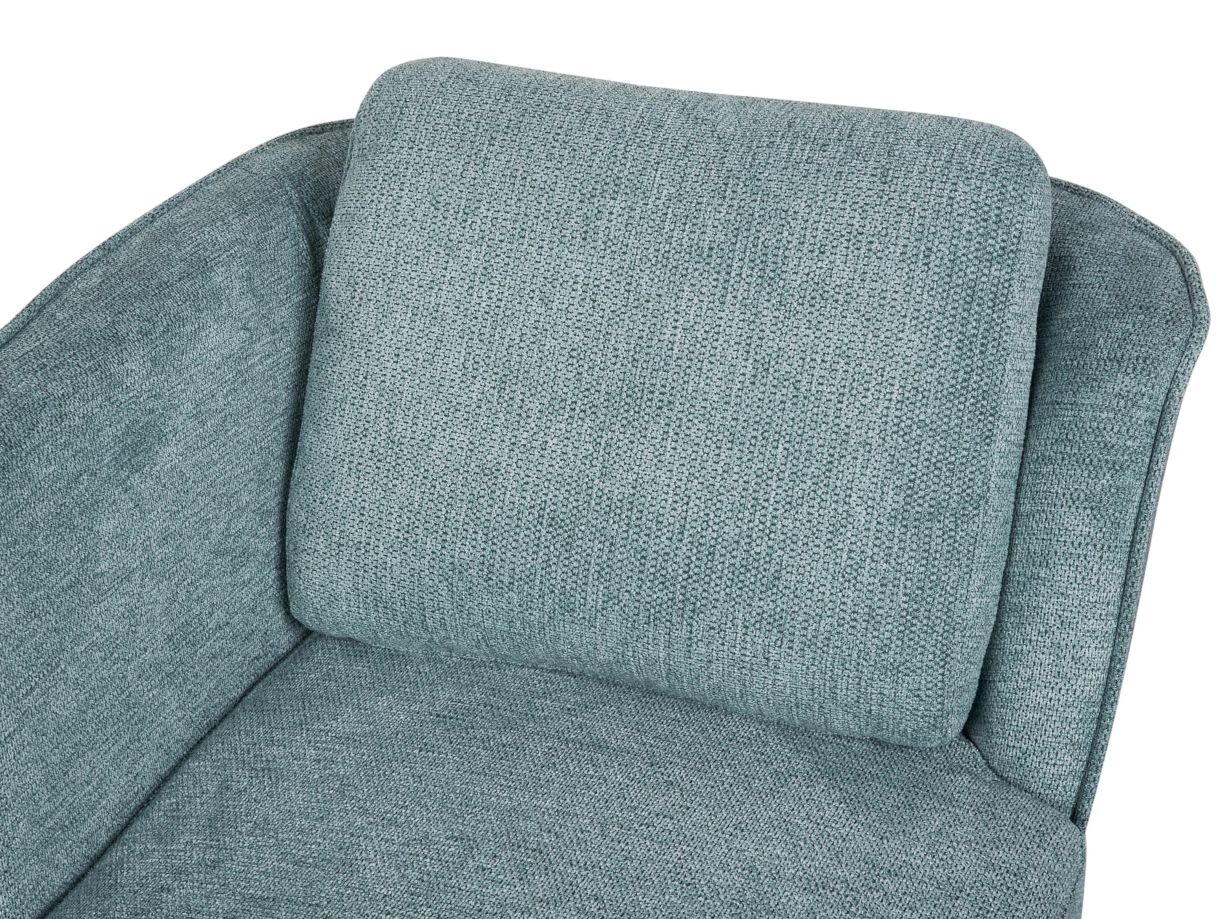 Rechtszijdige chaise longue ARTHEZE Stof Blauw