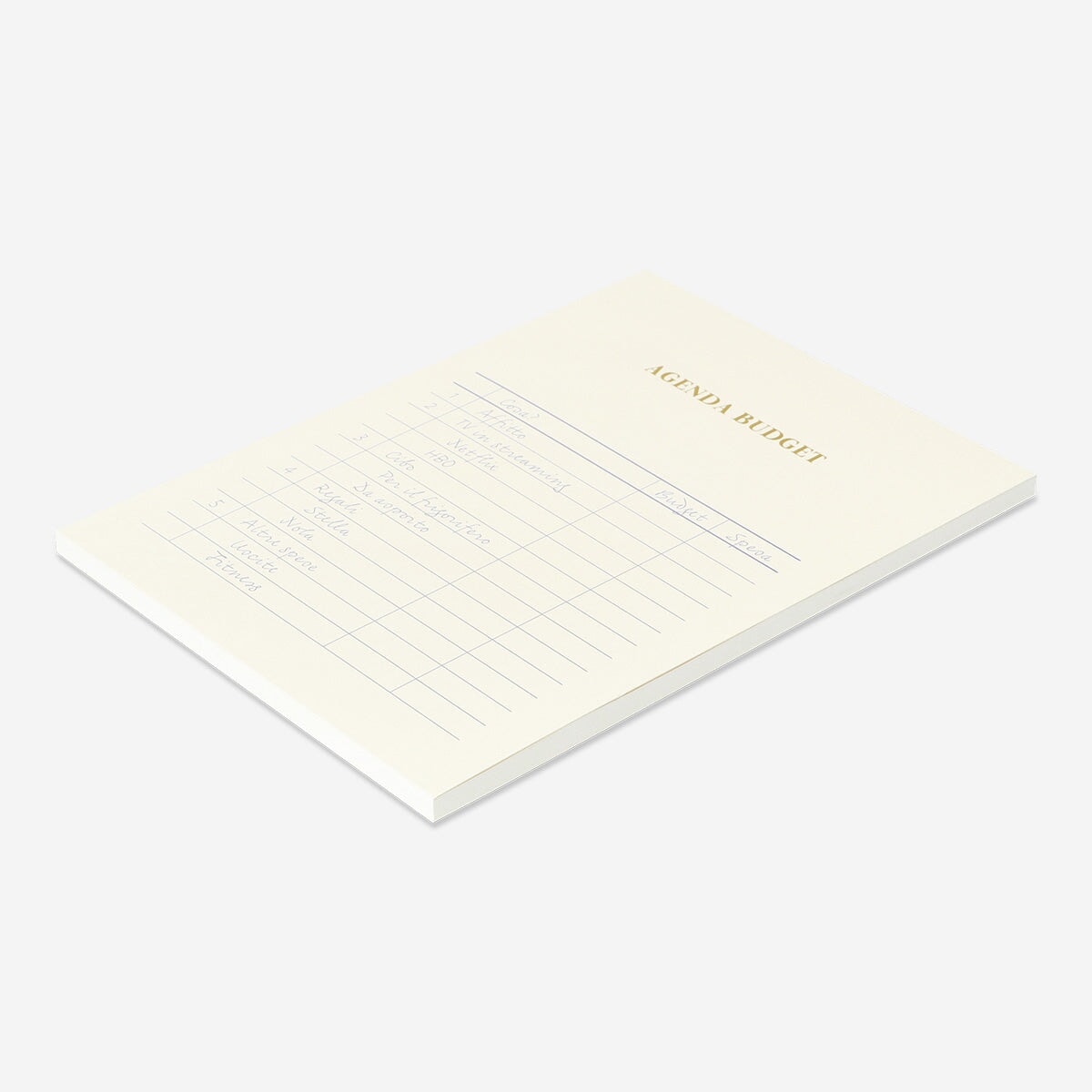 Budgetplanner A5 - italiensk