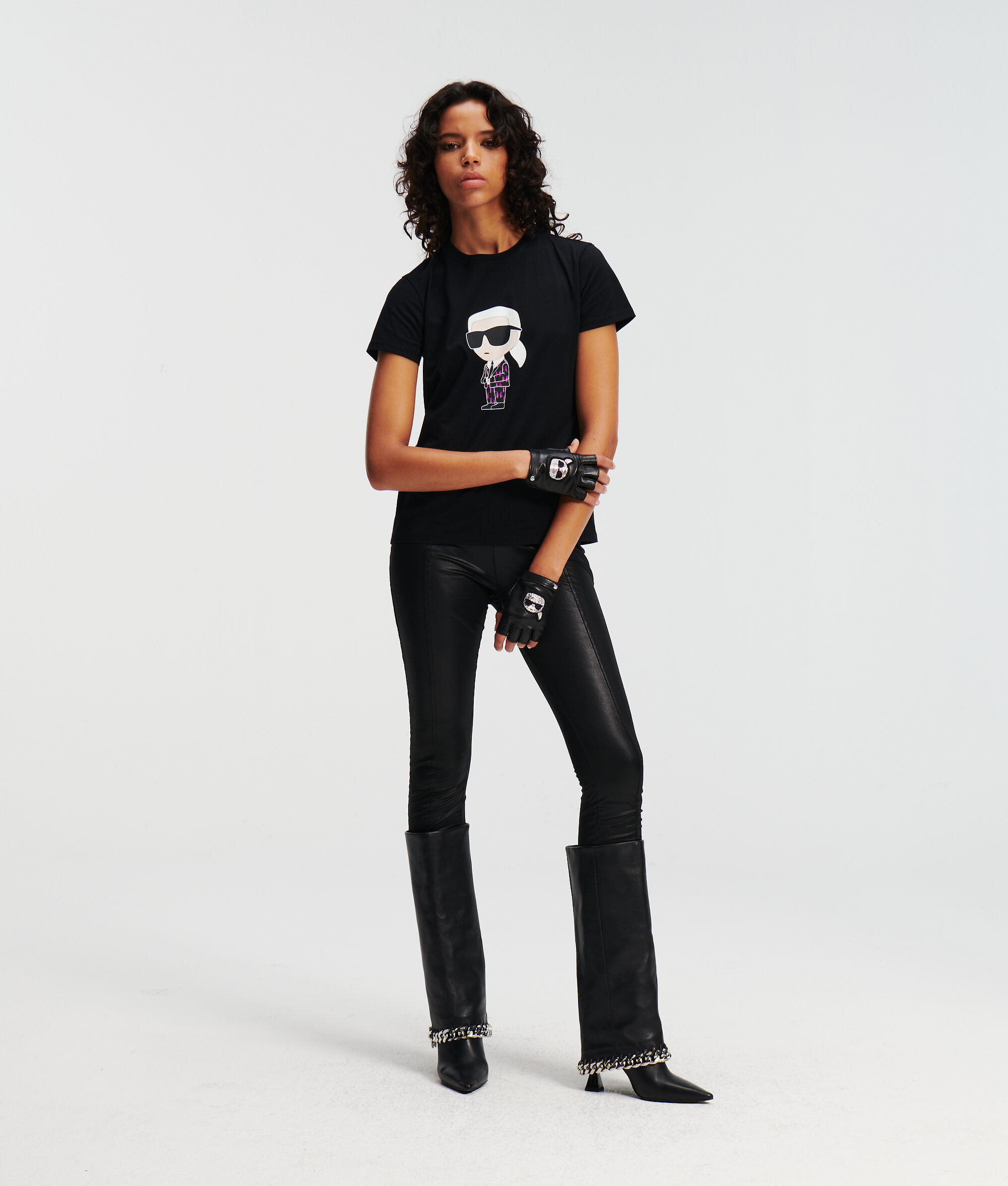 T-SHIRT MONOGRAM MÉTALLISÉ IKONIK