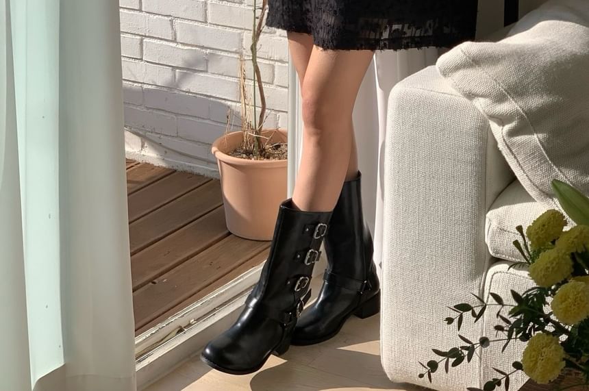 SeoulPop - Mini-jurk met korte mouwen en textuur