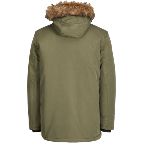 Jack & Jones - 12217272 JWHGREAT PADDED PARKA FOREST NIGHT Verde