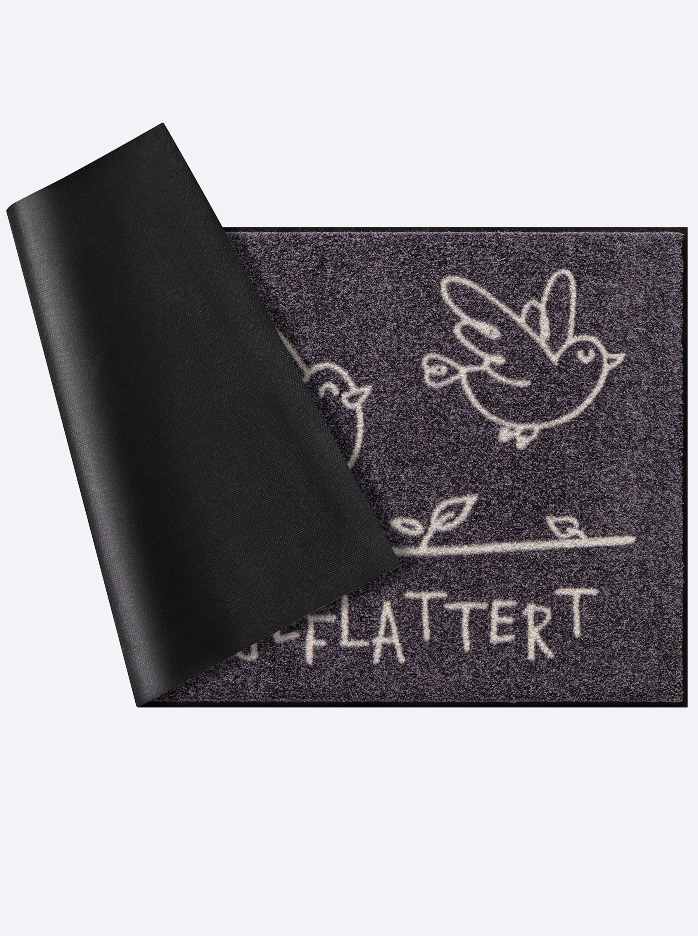 Salonloewe Fußmatte in anthrazit