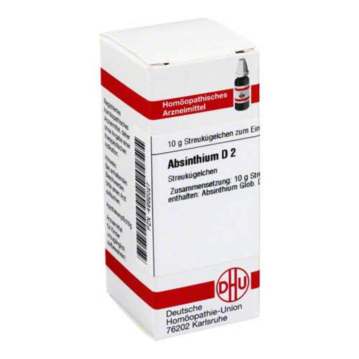 DHU Absinthium D 2 Globuli, 10 g