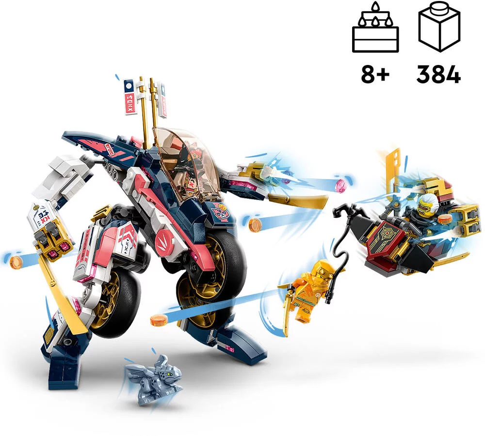 LEGO®NINJAGO® 71792 - LE ROBOT BOLIDE TRANSFORMABLE DE SORA